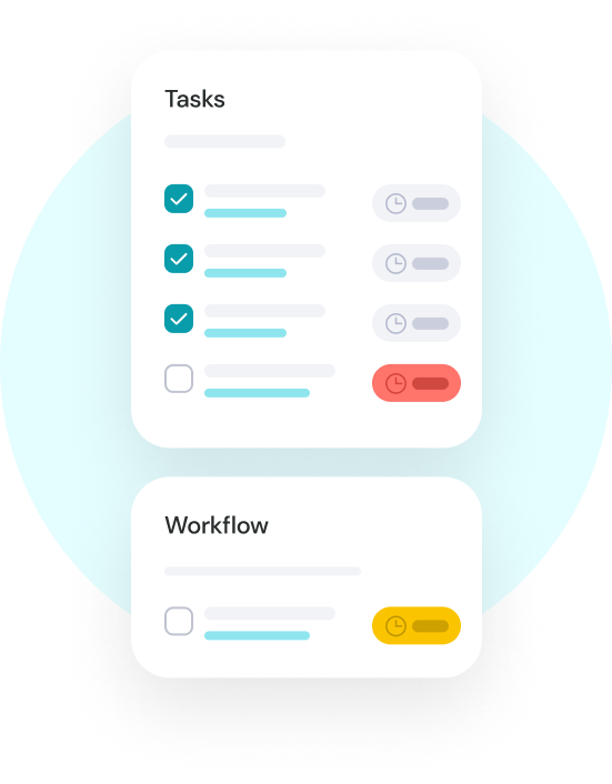 Easily track all your interactions with clients and leads.